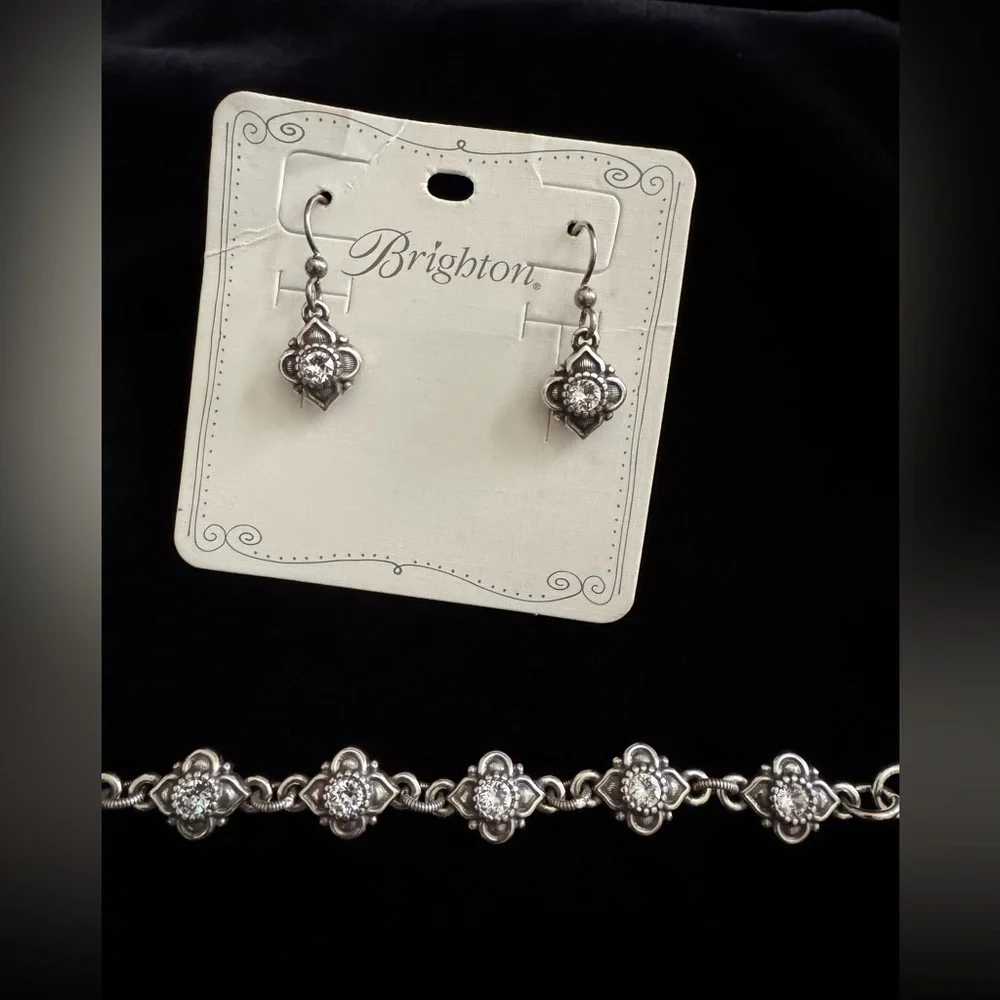 Brighton Alcazar earrings and bracelet jewellery set - Picture 4 of 6